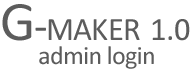 G-Maker 1.0 어드민 로그인